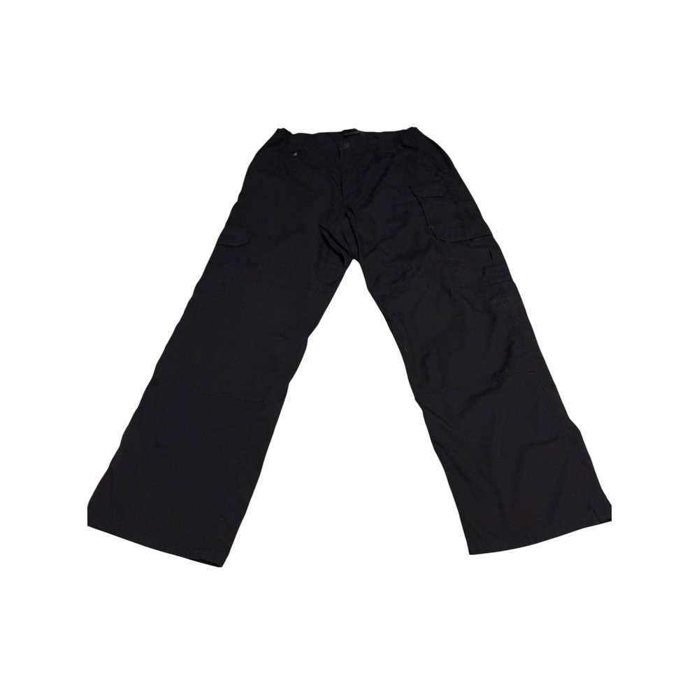 5.11 Tactical Mens Black Cargo Pants Cotton Canvas Work Outdoor 34x30